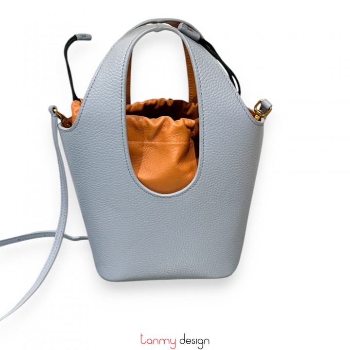 Túi AMEE xách tay kèm dây đeo chéo xanh nhạt